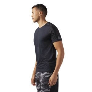 Reebok ACTIVCHILL Vent T Shirt Herren - Schwarz - DE 016-EWM